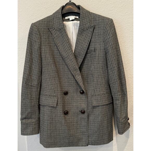 Veronica Beard Pyle Dickey Wool Blend Jacket Size 14 - Picture 14 of 15